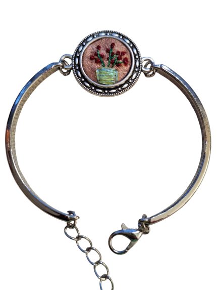 Joyas bordadas Botones de Primavera