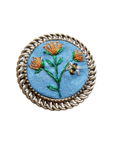 Joyas bordadas Anillo Revoloteo Floral