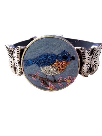 Joyas bordadas Pulsera Canto de Primavera